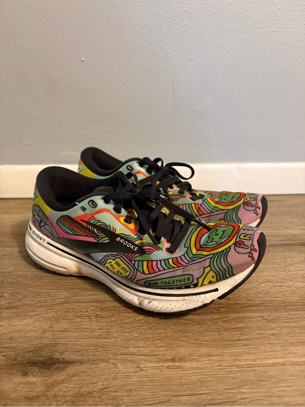 Brooks Pride Multicolor Graphic Running Shoes with Black Trim